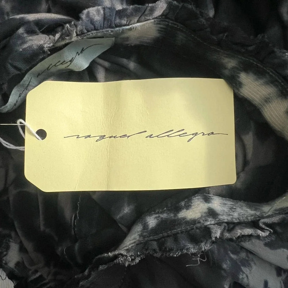 Raquel Allegra Black Gray Tie Dye Layered Skirt Size 0‎ / US XS - Picture 11 of 12